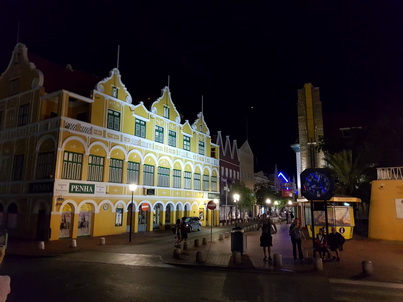   Curacao Willemstad at nightCuracao  Willemstad am Abend mit Beleuchtung