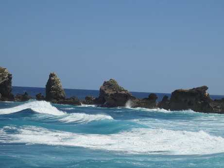   Guadeloupe Pointe des Châteaux Ostküste La Desirade Guadeloupe Pointe des Châteaux