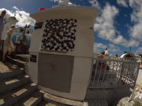 Guadelope Friedhof von Morne-a-l ' eau FisheyeGuadelope Tombs von Morne-a-l ' eau  Fisheye  