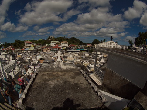 Guadelope Friedhof von Morne-a-l ' eau FisheyeGuadelope Tombs von Morne-a-l ' eau  Fisheye  