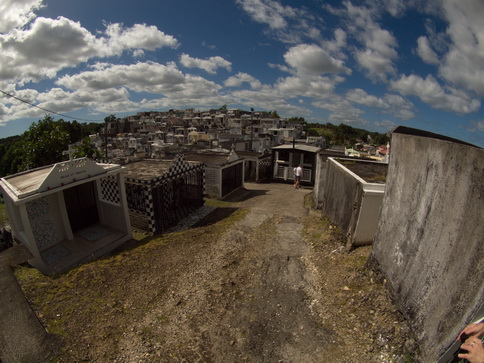 Guadelope Friedhof von Morne-a-l ' eau FisheyeGuadelope Tombs von Morne-a-l ' eau  Fisheye  