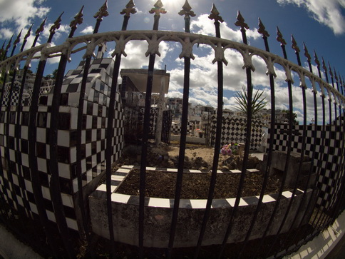 Guadelope Friedhof von Morne-a-l ' eau FisheyeGuadelope Tombs von Morne-a-l ' eau  Fisheye  