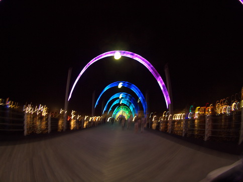 Curacao Curacao Willemstad at night Fisheye