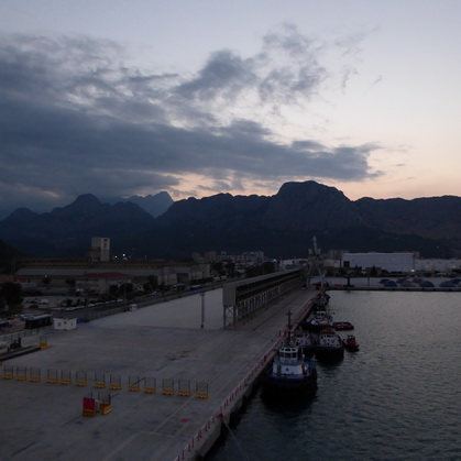 Aida Stella antalya hafen berge