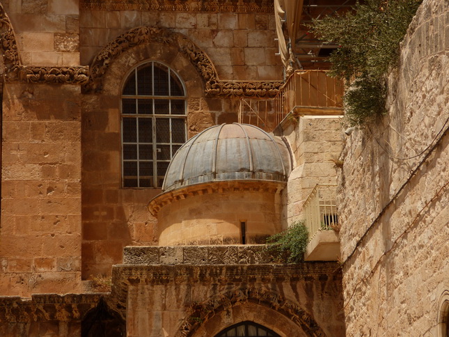 JERUSALEM Kirche vom heiligen Grab Jesu  größtes Heiligtum der Christen  Jeusalem Grabeskirche