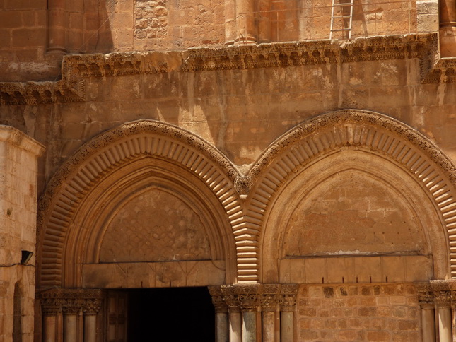 JERUSALEM Kirche vom heiligen Grab Jesu  größtes Heiligtum der Christen  Jeusalem Grabeskirche