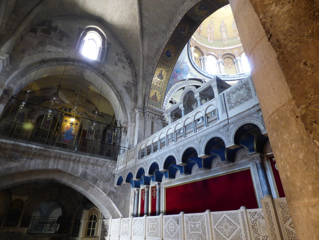 JERUSALEM Kirche vom heiligen Grab Jesu  größtes Heiligtum der Christen  Jeusalem Grabeskirche