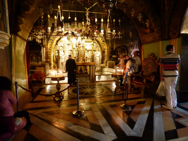 JERUSALEM Kirche vom heiligen Grab Jesu  größtes Heiligtum der Christen  Jeusalem Grabeskirche