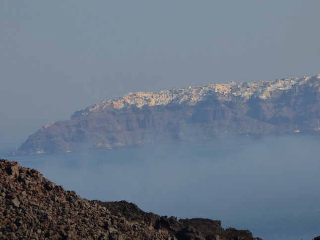 Santorin Nea Kameni Vulkanwanderung