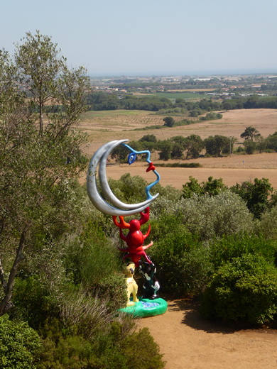 Giardino de Tarochi  Tarot Garten niki de saint Phalle nanas Capalbio