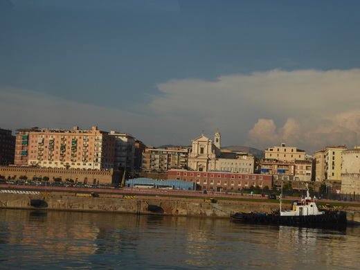 Rom Civitaveccia Hafen Küste Strand Hafenmole 2 Fähren  6 Schiffe + Starclipper 