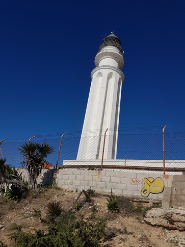   Spanien Cadiz Atlantic  Kap Trafalgar El Faro La Brena Wanderung   Kap Trafalgar Leuchtturm 