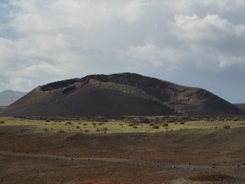   Lanzarote Feuerberge Nationalpark Montana Colorada Montañas del Fuego (Feuerberge) Lanzarote  Timanfaya-Nationalpark  Parque Nacional de Timanfaya