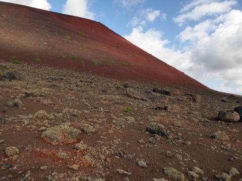   Lanzarote Feuerberge Nationalpark Montana Colorada Montañas del Fuego (Feuerberge) Lanzarote  Timanfaya-Nationalpark  Parque Nacional de Timanfaya