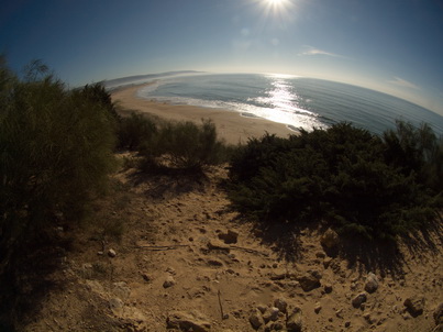   Spanien Cadiz Atlantic La Brena Wanderung BarbateLa Brena Wanderung Los Caños de Meca, dem letzten Hippiedorf