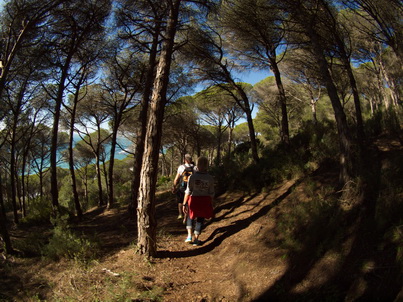 La Brena Wanderung Los Caños de Meca, dem letzten Hippiedorf