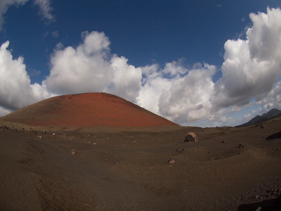 Lanzarote Feuerberge Nationalpark Montana Colorada Montañas del Fuego (Feuerberge) Lanzarote  Timanfaya-Nationalpark  Parque Nacional de Timanfaya