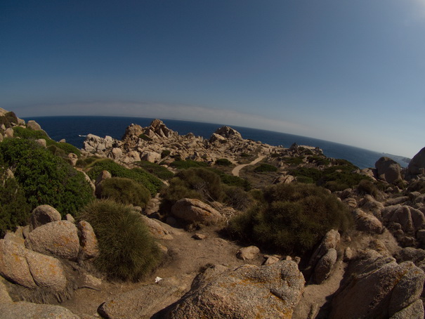 Olbia Sardinien Capo Testa Fish Eye