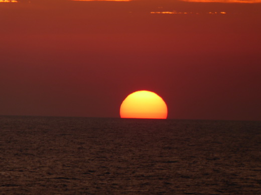 Olbia Sardinien Capo Testa Sundowner