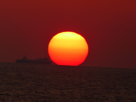 Olbia Sardinien Capo Testa Sundowner