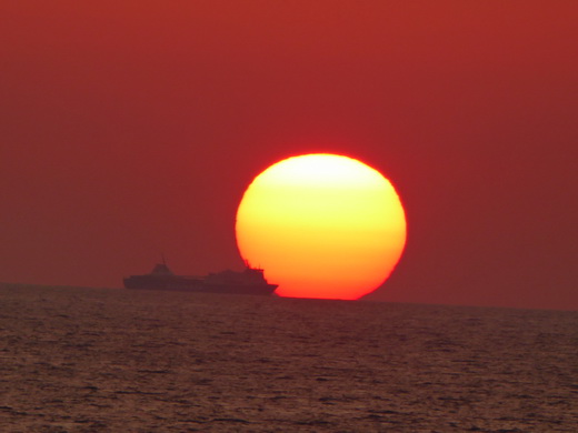 Olbia Sardinien Capo Testa Sundowner