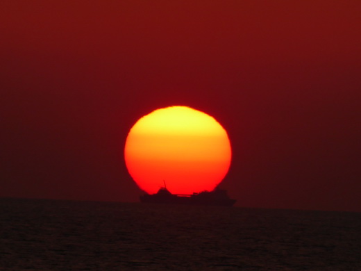 Olbia Sardinien Capo Testa Sundowner