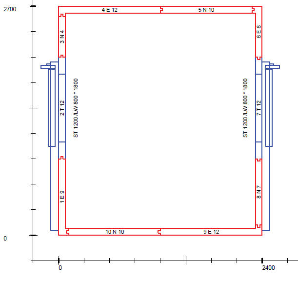 LeichenKuehlzelle 2700x2400x 2030 mm ohne Boden mit 2 Schiebetueren und Deckenaggregat 