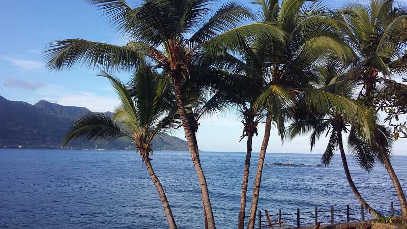 Hilton Northolme Seychelles  Blick auf den Ocean aus Bungalowblick