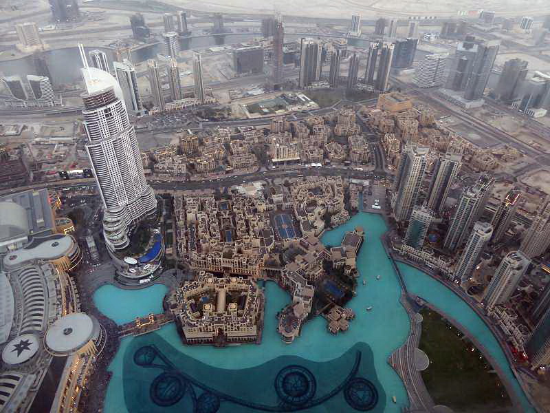 Burj Khalifa Springbrunnen