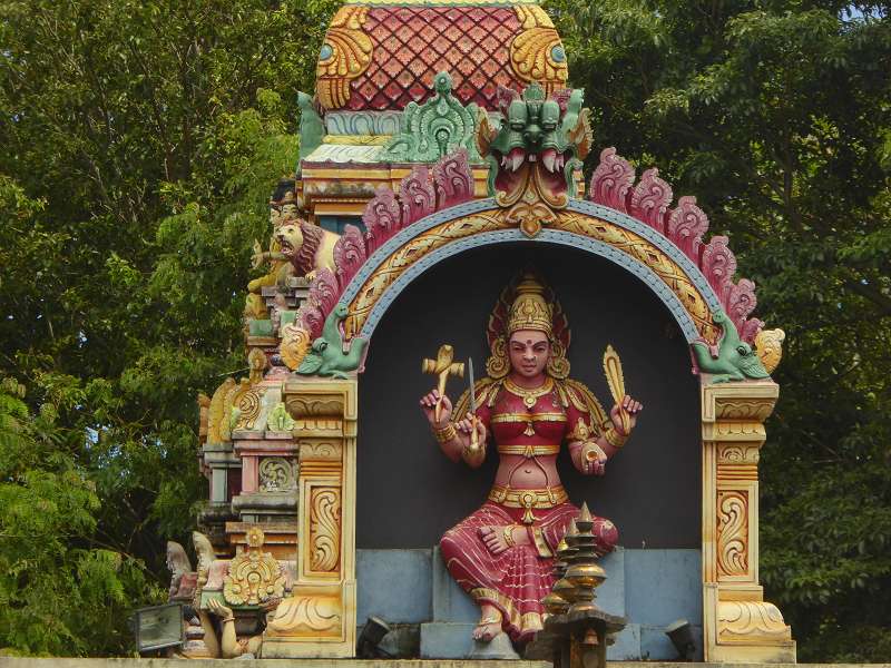 Mauritius Indische Stupas und Tempel Shiwa Tree Maha Shivaratree