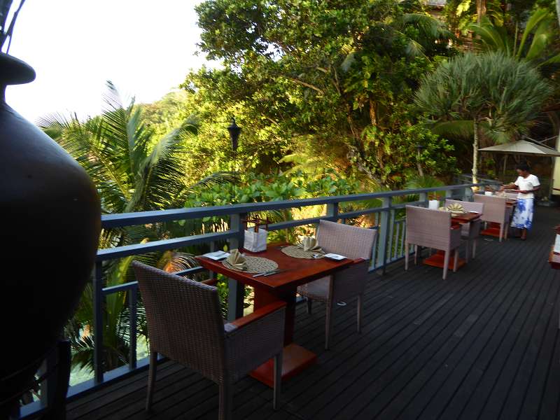 Hilton Northolme Seychelles  Restaurantterace