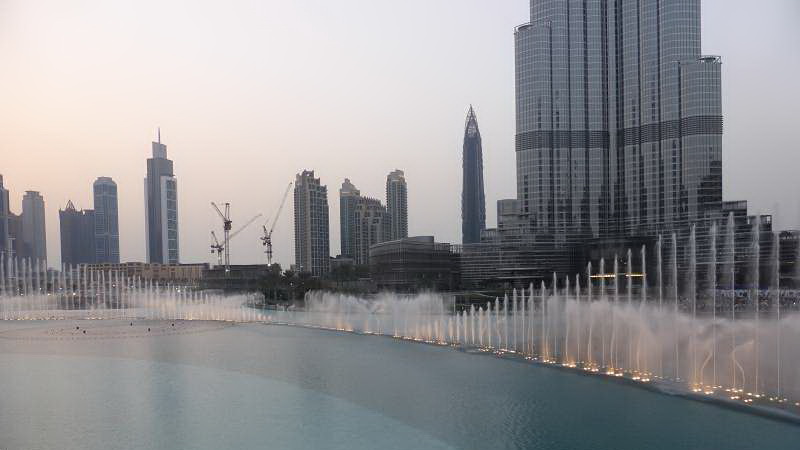 Dubai  Dubai Mall Burj Khalifa Fountain Dubai  Dubai  Dubai Mall Burj Khalifa Fountain  