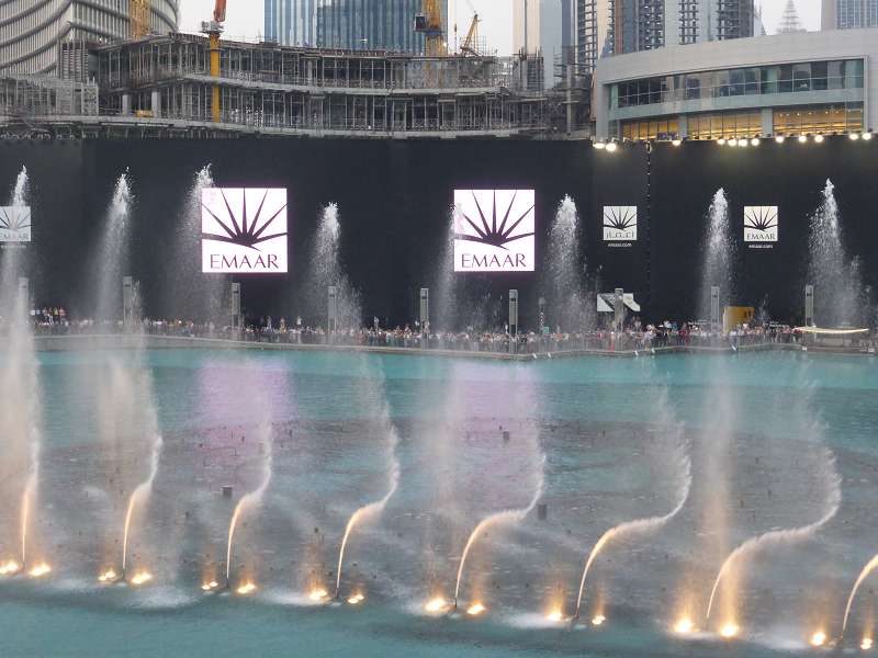 Dubai  Dubai Mall Burj Khalifa Fountain Dubai  Dubai  Dubai Mall Burj Khalifa Fountain  