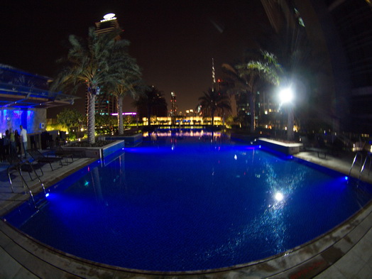 Dubai Marriott Pool Fisheye 