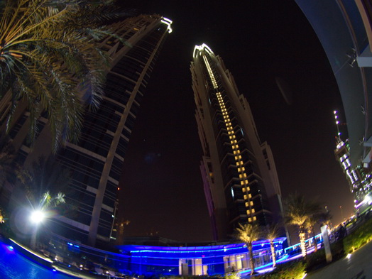 Dubai Marriott Pool Fisheye 