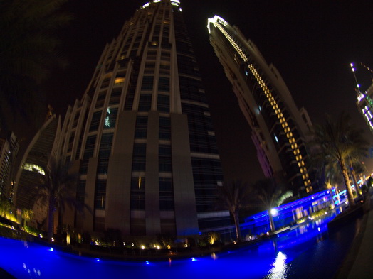 Dubai Marriott Pool Fisheye 