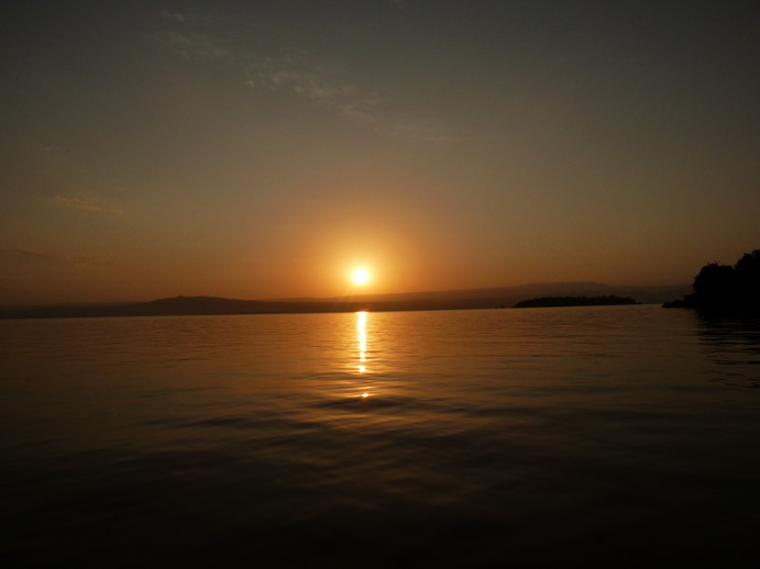 Kenia Lake Baringo Island Camp Sun on the Lake