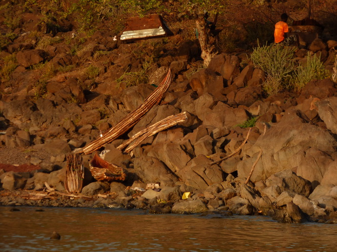 Kenia Lake Baringo Island lokal Fishermen