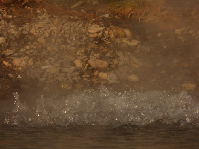 Kenia Lake Baringo Hot Springs in the Lake