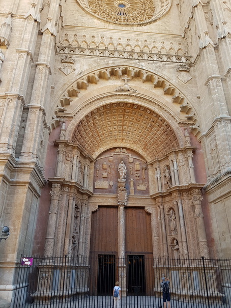 Palma de Mallorca Mallorca Cathedrale gaudi a seu Palma de Mallorca Mallorca La Seu („Bischofssitz“)